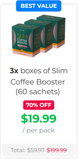 Wellaray Slim Coffee Booster offer price